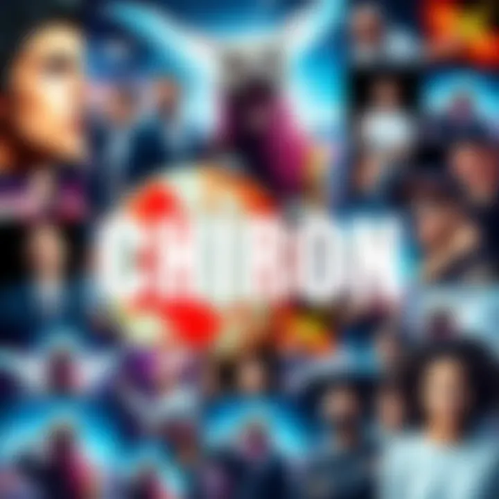 A colorful collage featuring popular Chiron memes created by various people, showcasing their creativity and humor.