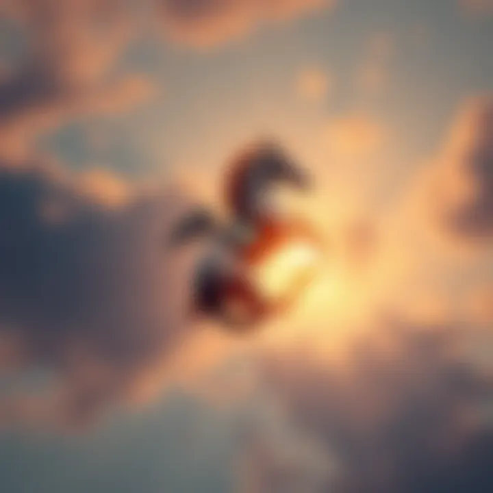 Chiron in the 2nd House A symbolic representation of Chiron with financial symbols and self-esteem elements in a serene background.