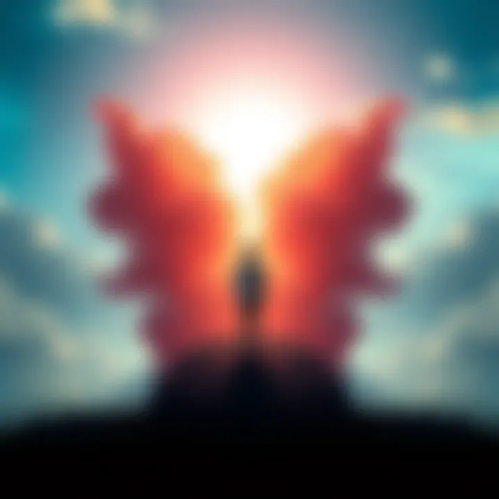A person standing at a crossroads looking towards different paths symbolizing future choices