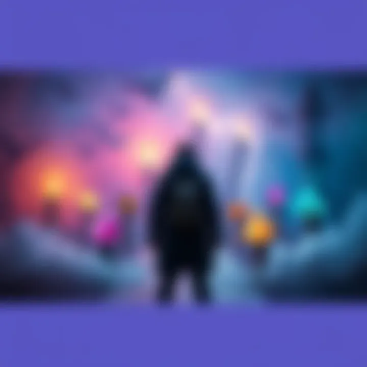 A person stands at a crossroads with various glowing spells in front, contemplating their choice to achieve success.