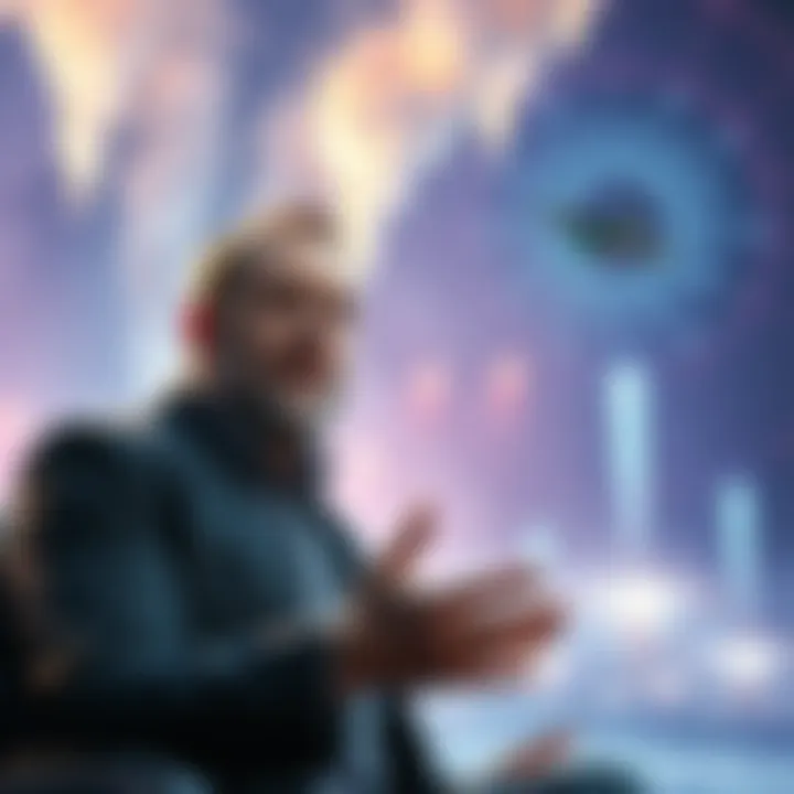 Chris Bledsoe speaking about a major event expected in April 2026 during an interview