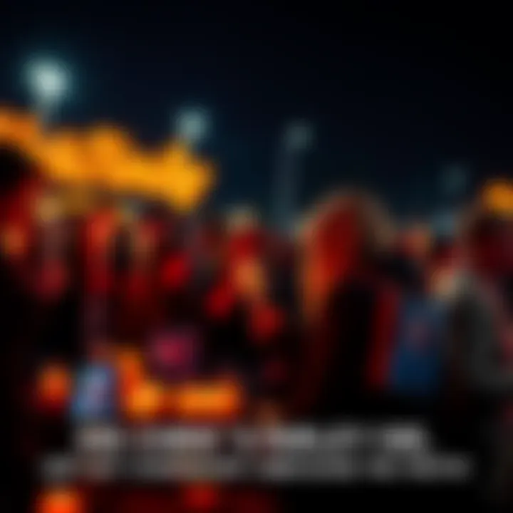 Chris Farley Tribute A candlelight vigil with people holding candles and photos of Chris Farley, remembering his life and legacy.