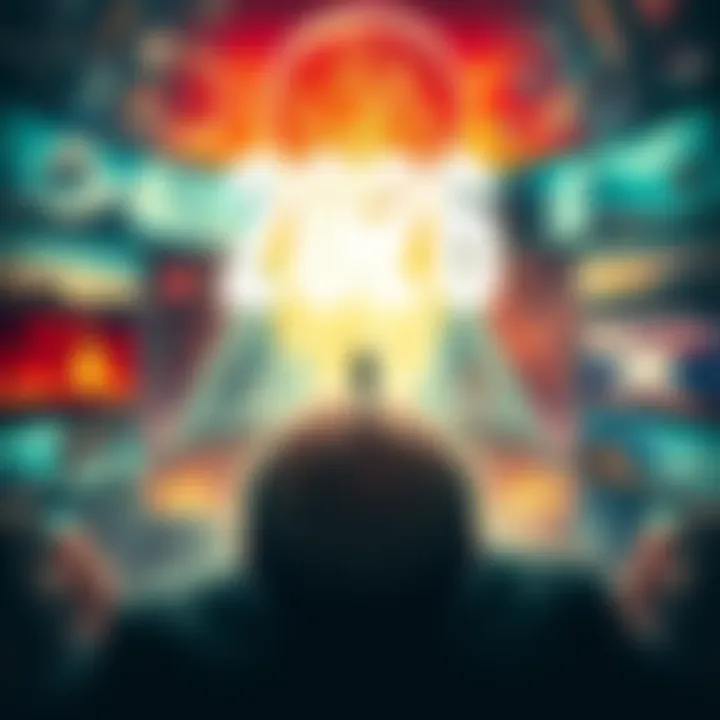 Chris Bledsoe sharing insights about the potential 2026 apocalypse, surrounded by visuals representing future events and societal impacts