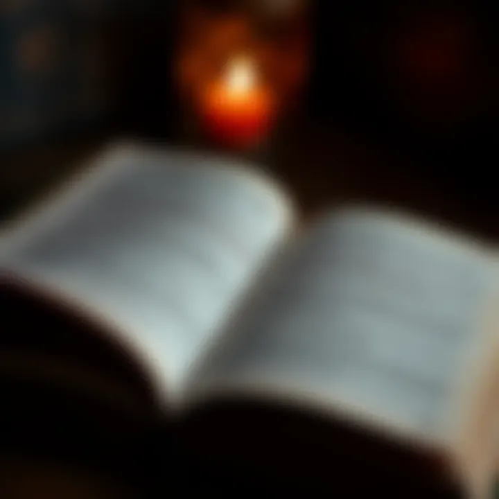 An open book displaying English translations of Chuang Tzu, with highlighted passages for easy reading