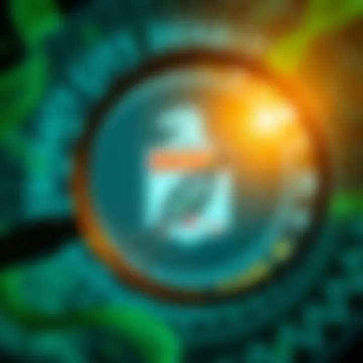 CIA Investigating Alien Bloodlines A graphic depicting a magnifying glass hovering over a DNA strand with a backdrop of the CIA logo, symbolizing the search for alien ancestry.