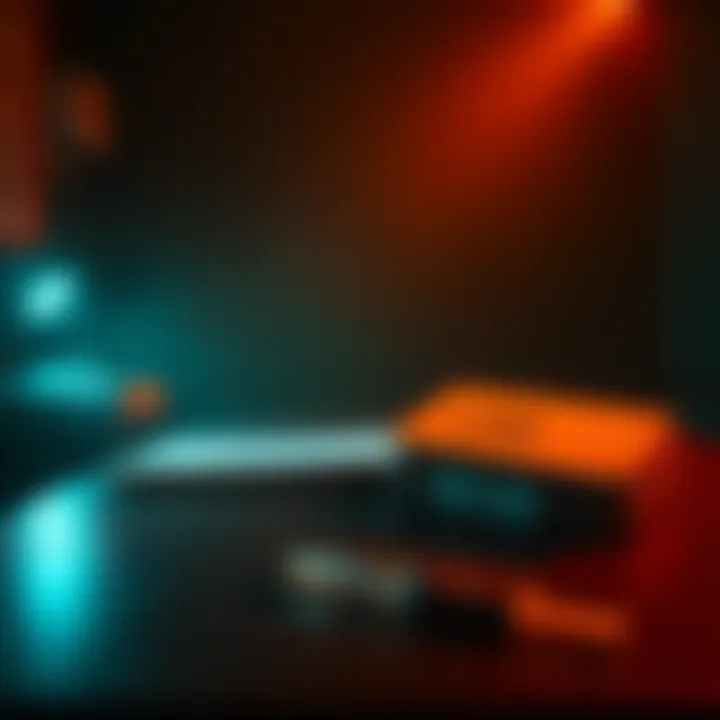 A dark room with a table, a syringe, and a file marked 'LSD', representing the CIA's Operation Midnight Climax.