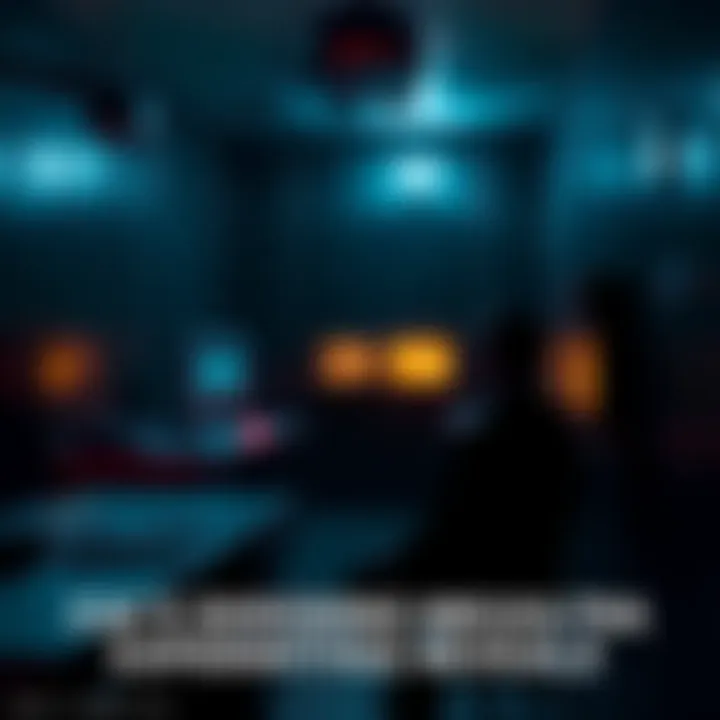 CIA Mind-Control Experiments A dark room with a scientist observing a subject connected to devices, reflecting the CIA's MKUltra mind-control experiments.