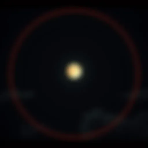 A large glowing circle surrounds the moon in the night sky over Costa Rica.