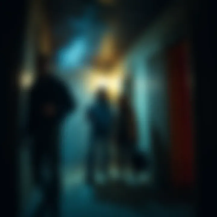 A scene from an old Ghost Adventures episode featuring investigators exploring a haunted location with ghost hunting gear.