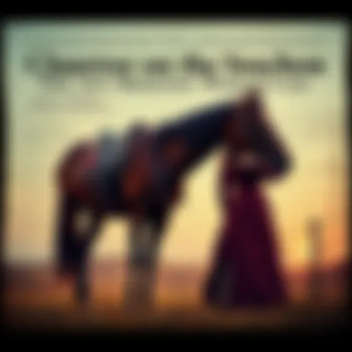 A vintage newspaper clipping showing Claudette Souchon and her horse, highlighting the events of her disappearance and trauma in 1978.