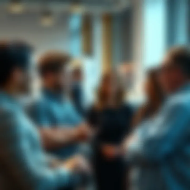 A group of people having a discussion and actively listening to each other, showcasing clear communication