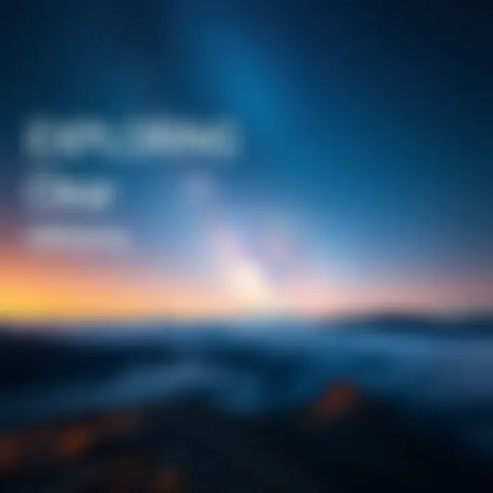 A serene night sky with a dream-like landscape, symbolizing clear dreams and spiritual insights.