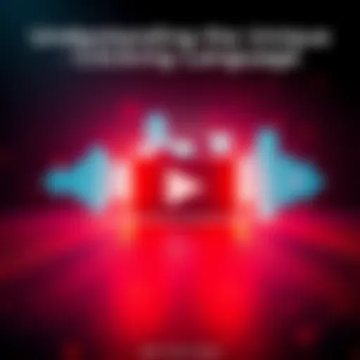 A visual representation of a film trailer featuring distinctive clicking sounds. The background shows abstract shapes representing sound waves, emphasizing communication.