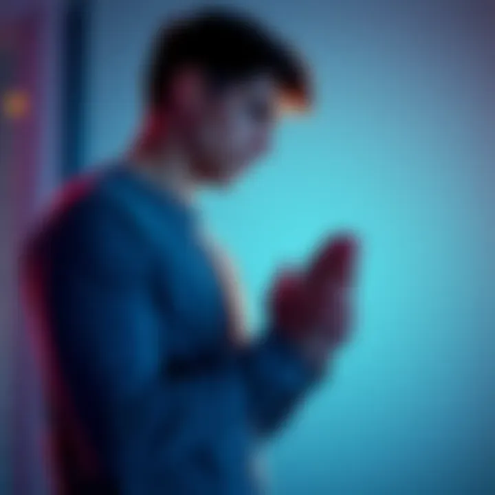 A young man looking affectionately at his partner while holding hands, symbolizing a clingy nature often associated with Gemini traits.