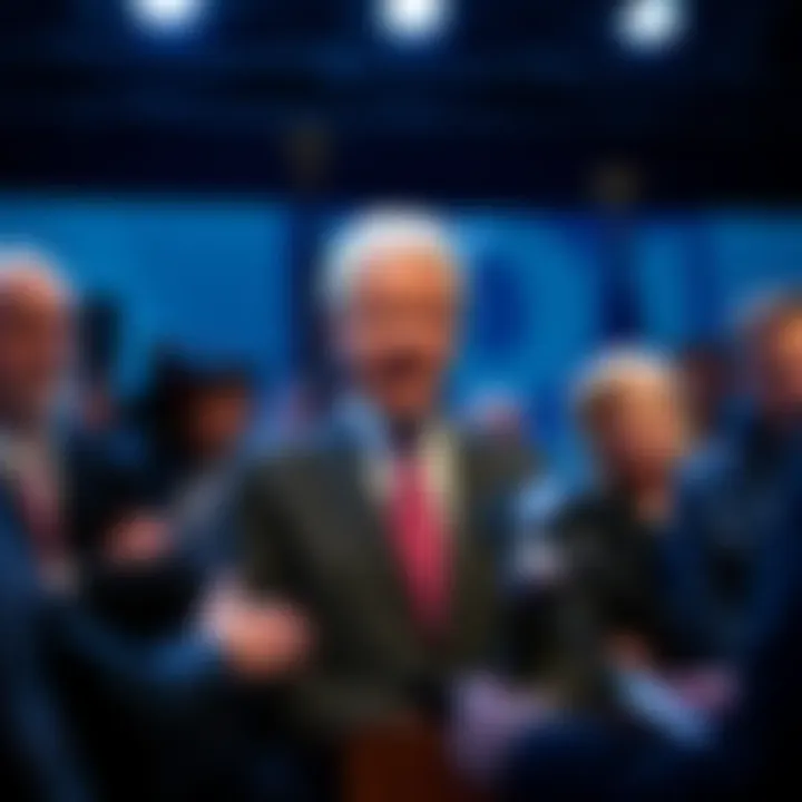 Clinton Press Conference Bill Clinton's spokesperson speaking to reporters about the release of Epstein files at a press conference