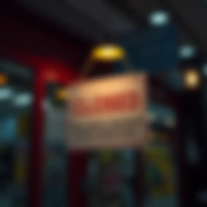 A closed sign hanging in front of a digital reading service, indicating that free general readings via DM are not available right now.