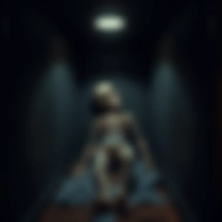 A dark closet revealing a mummified body, highlighting the tragic discovery of Richard Maedge.