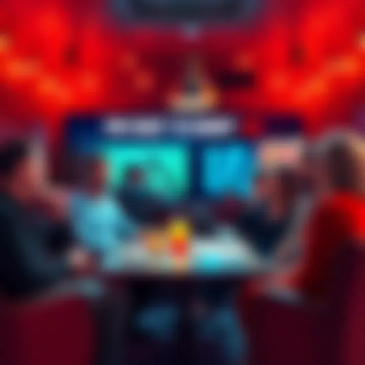 A group of people sharing stories and memories about Coast to Coast AM in a cozy setting