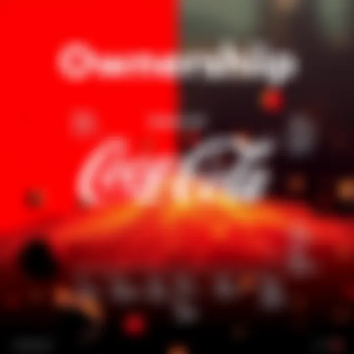 Graphic showing the key stakeholders of Coca-Cola and their influence on the brand