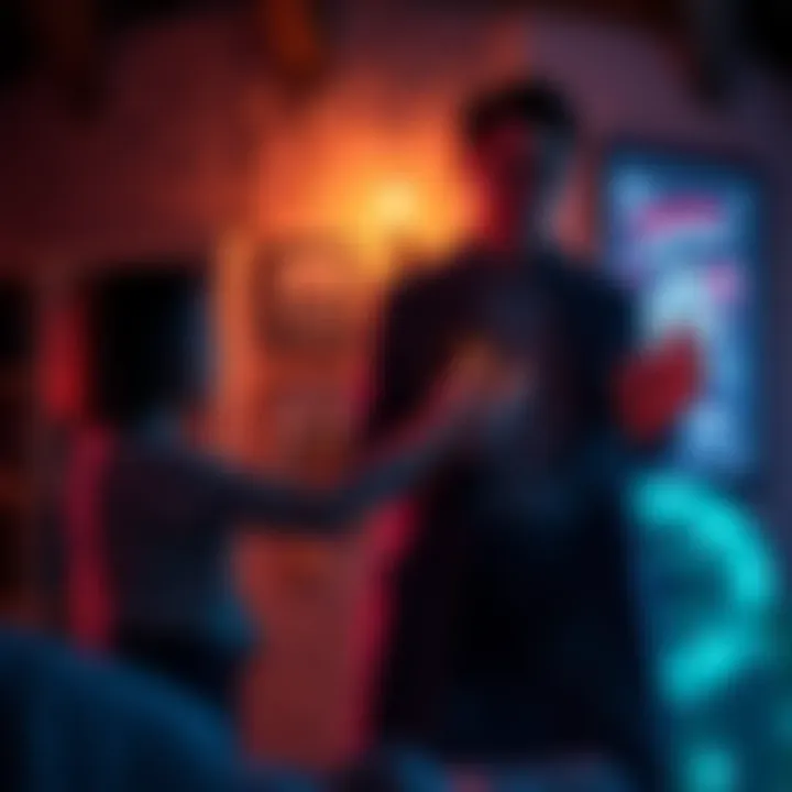 Cody and Satori using gestures to connect with spirits at the Conjuring House