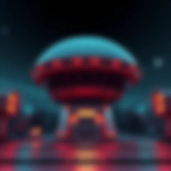 Cold War Radar System with AI Technology A refurbished Cold War radar system set up to track aerial anomalies, featuring modern AI technology for data analysis.