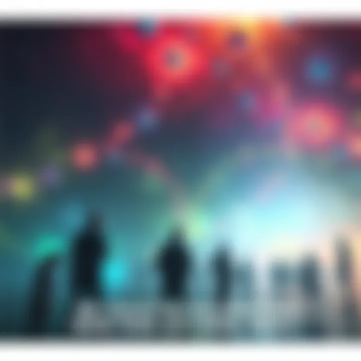 Visual representation of shared visions experienced by people