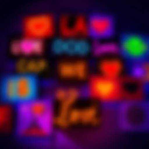 A collection of cap coded memes celebrating love and positivity, featuring vibrant graphics and playful text.