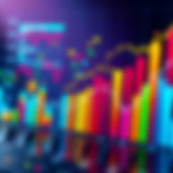 Example of colorful data chart A colorful bar chart displaying various data trends and comparisons, highlighting effective data visualization techniques.