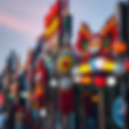 A vibrant display of Indian signs representing various cultures and meanings, showcasing their impact on society.