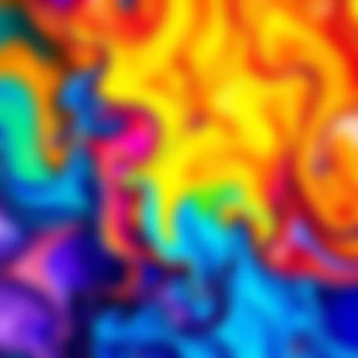 A collection of vibrant and trendy phone wallpaper designs for 2025, showcasing various styles and patterns.