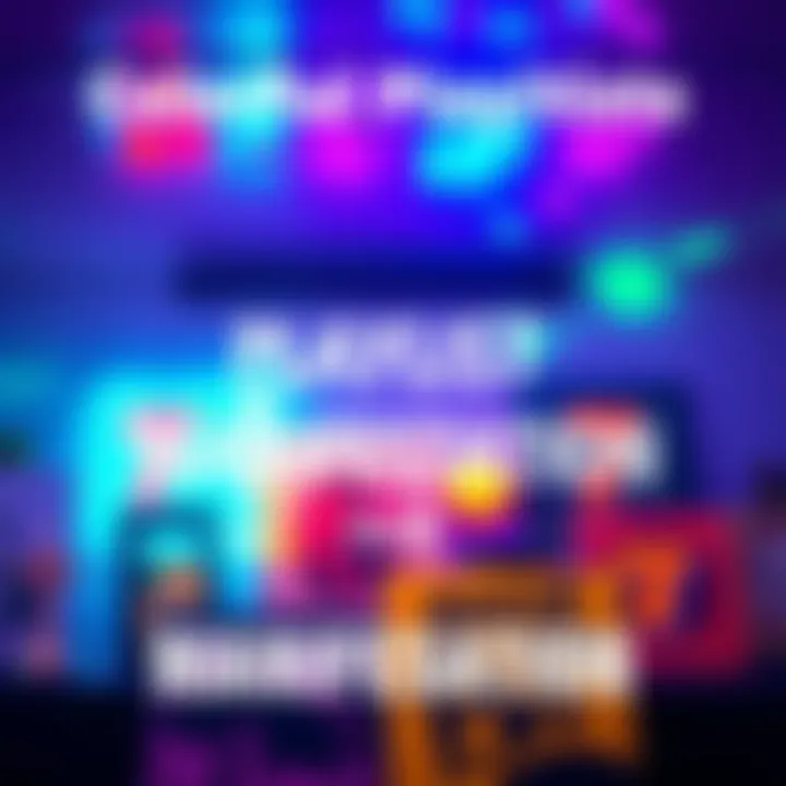 A vibrant playlist featuring album covers of popular songs like '7 Rings' and classic Disney tracks, arranged to inspire positive energy.