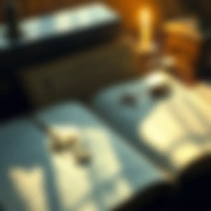 Combi and Apocryphon of John An open ancient text book illustrating the Combi and the Apocryphon of John, surrounded by light and historical artifacts