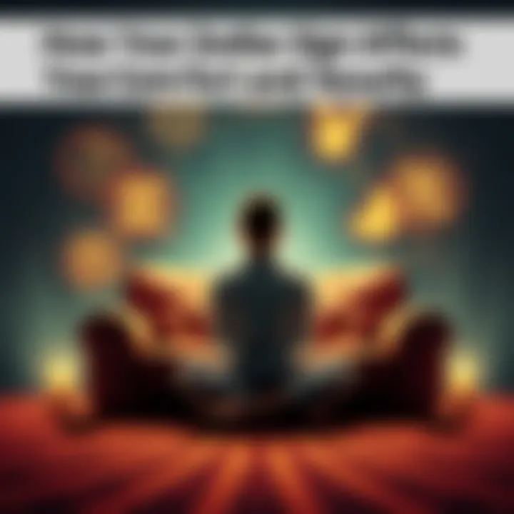 Comfort from Zodiac Signs A serene person sitting comfortably surrounded by zodiac symbols, representing feelings of safety and security.