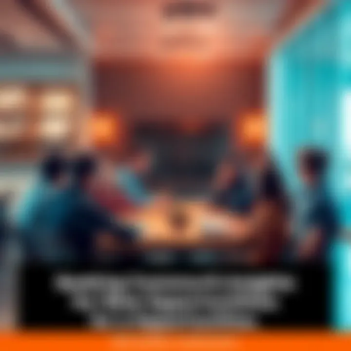 People gathering around a table discussing ideas and opportunities in a community setting.