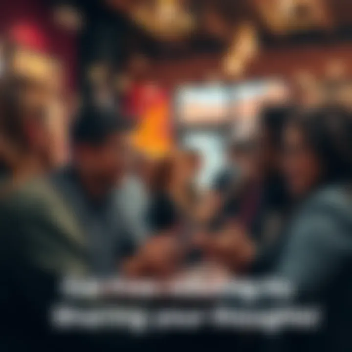 People sharing thoughts and reviews for free readings in a warm community setting.