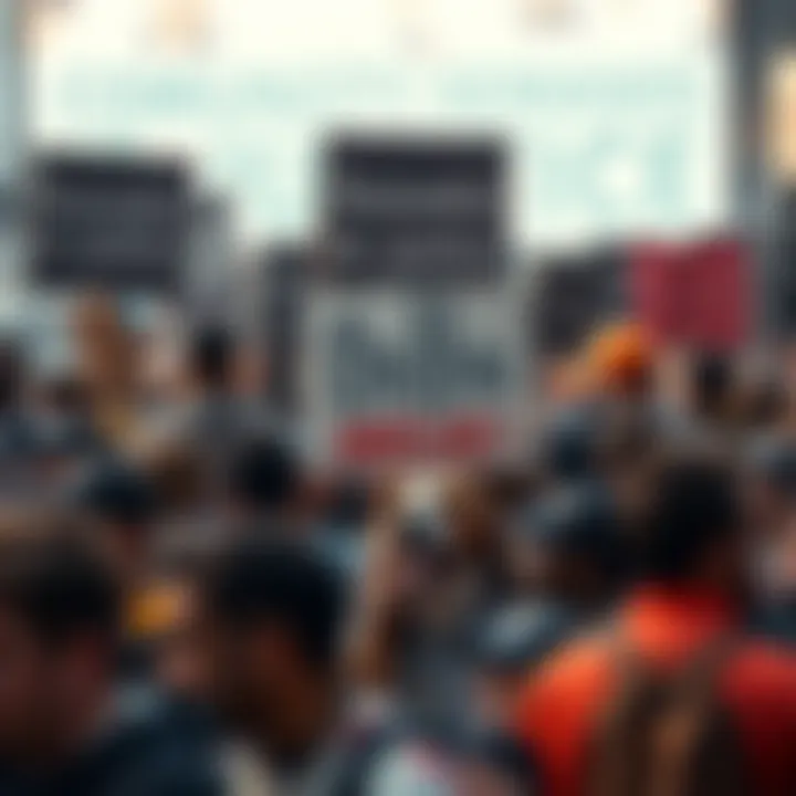 Community Demands Justice for Orelha A crowd of people holding signs for justice for a dog named Orelha, showing their anger and support.