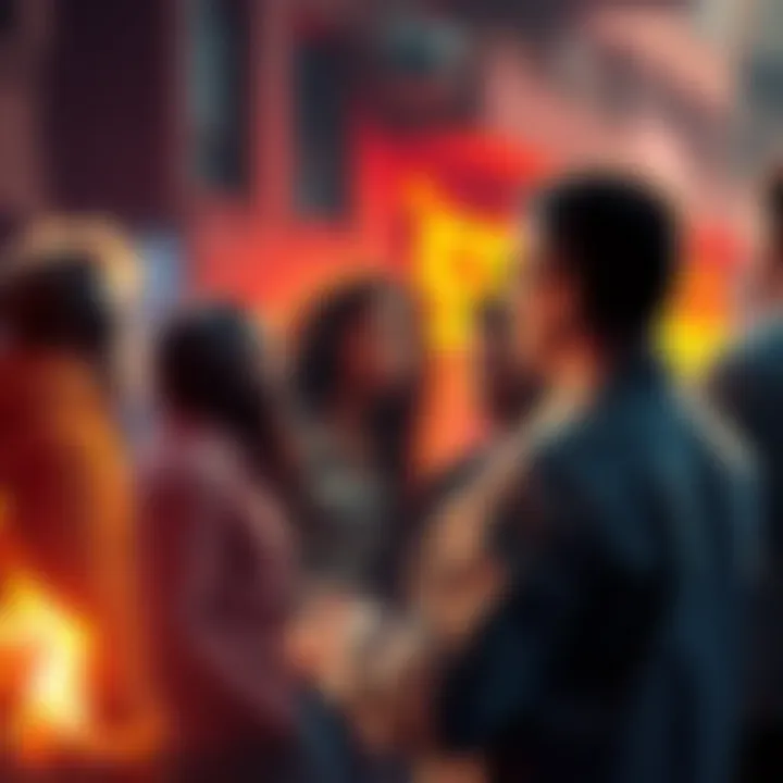Group of people discussing their worries about the lack of updates on the Z Fire light website.