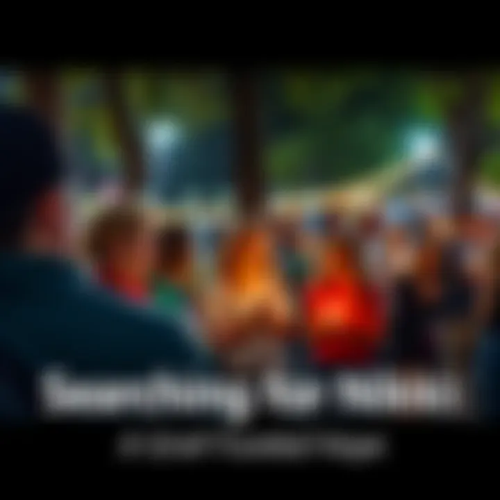 Community members gather in a park holding candles, showing support and love while remembering Nikki.