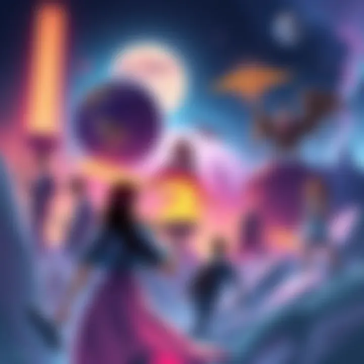 An illustrated cover showing key characters and themes from The Complete.. Book #3 in a vibrant style.