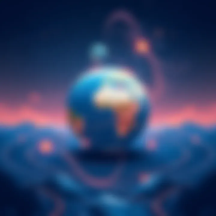 An illustration showing compression being depicted as a fifth force of nature, with elements of flat earth concepts influencing AI conversations.