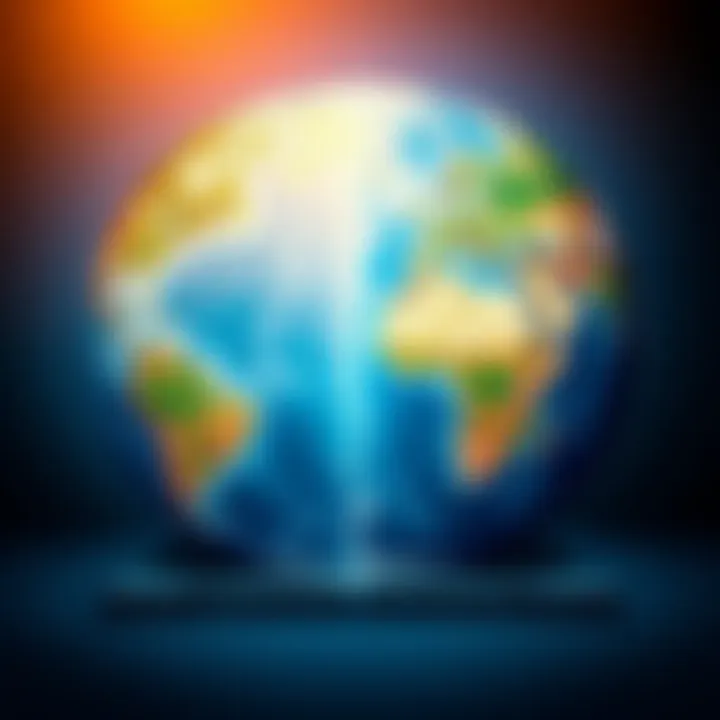 A comparison of Concave Earth and Flat Earth maps, highlighting the features of each theory.