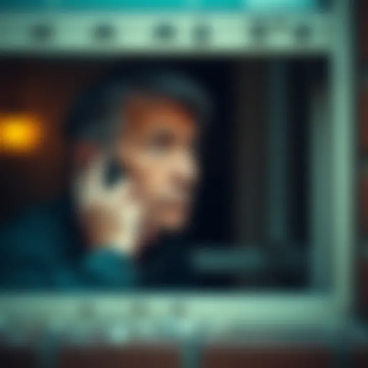 A worried individual looking thoughtfully out a window, symbolizing early signs of dementia.