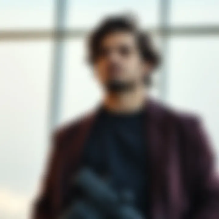 A person with a strong posture and calm expression, radiating confidence and authority, in a casual setting.