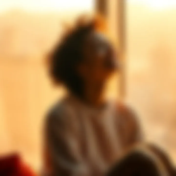 A person sitting peacefully with their eyes closed and a smile, visualizing their goals and trusting in their manifestation abilities, surrounded by a warm light.