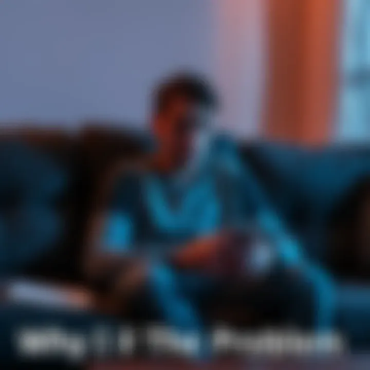 A person sitting alone on a couch, looking distressed and confused, with a phone in hand, symbolizing feelings of abandonment and emotional struggle in relationships.