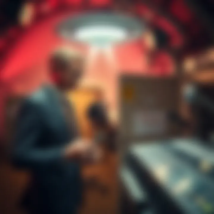 Congressman Burlison tours the $10 million UFO facility at Pax River, examining potential evidence of non-human crafts.