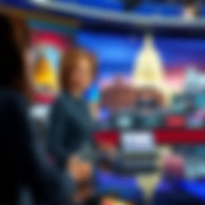 Congresswoman on Fox News A Congresswoman discussing interdimensional beings on a Fox News set, with a host and news graphics in the background.