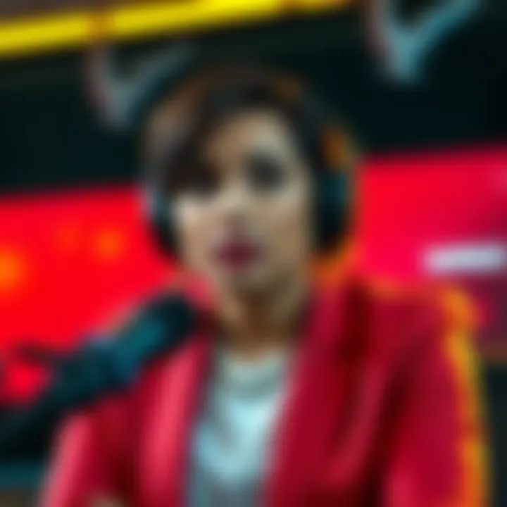 Congresswoman Ana Luna Paulina speaks on a podcast, discussing classified images of unidentified aerial phenomena.