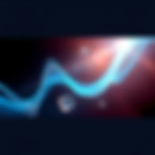 Illustration showing sound waves interacting with matter and light, depicting the blocking effect of matter on light