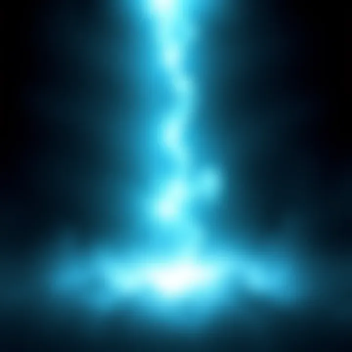 Consciousness After Death A serene image of a light glowing softly in a dark space, symbolizing consciousness and near-death experiences.